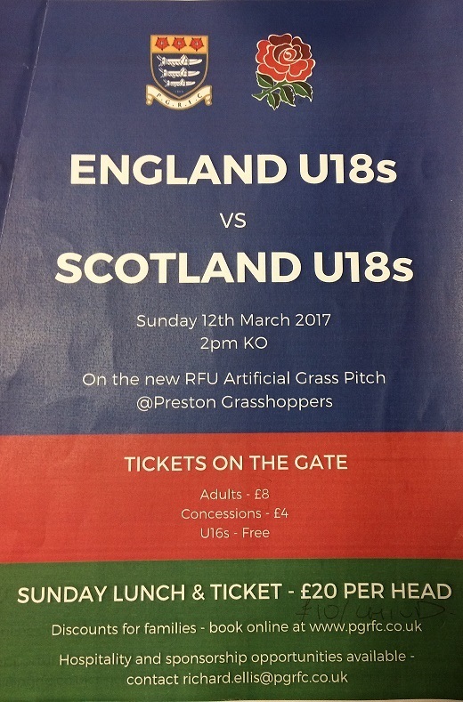 England U18 Scotland